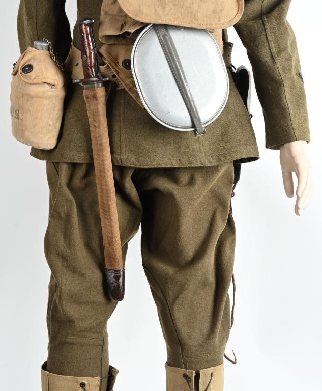 WW1 US 28th DIVISION UNIFORM GROUPING W HELMET WWI