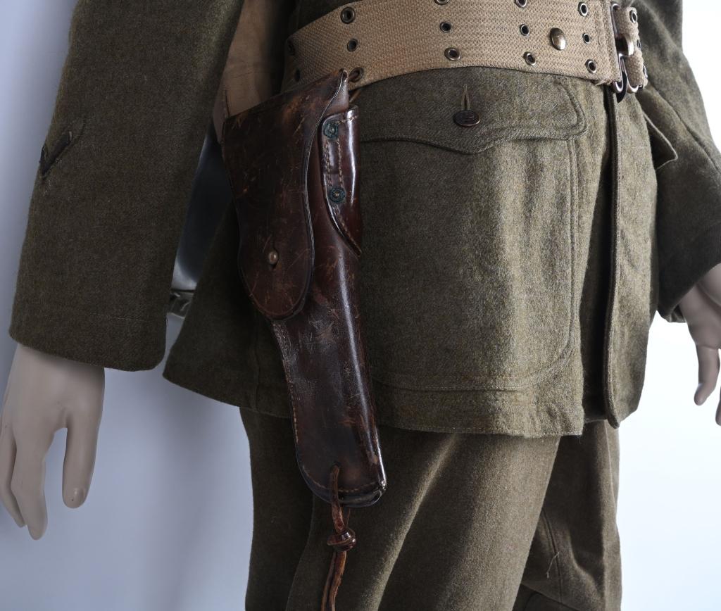 WW1 US 28th DIVISION UNIFORM GROUPING W HELMET WWI