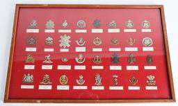 WW1 BRITISH CAP OR HAT BADGE LOT OF 32 WWI