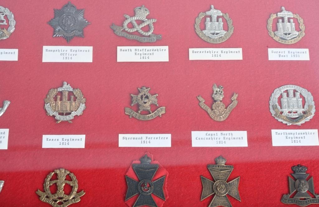 WW1 BRITISH CAP OR HAT BADGE LOT OF 32 WWI