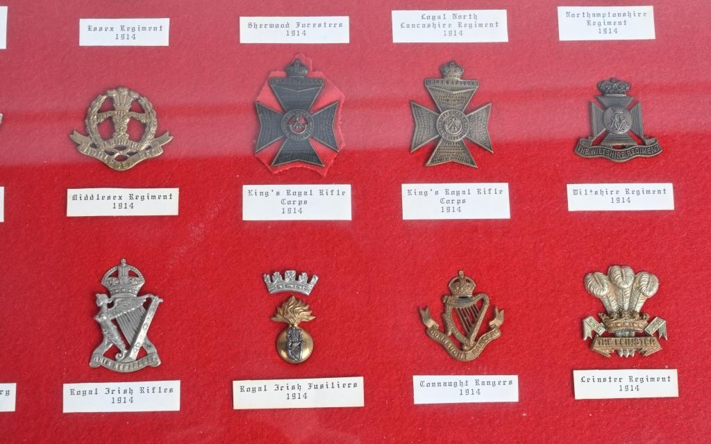 WW1 BRITISH CAP OR HAT BADGE LOT OF 32 WWI