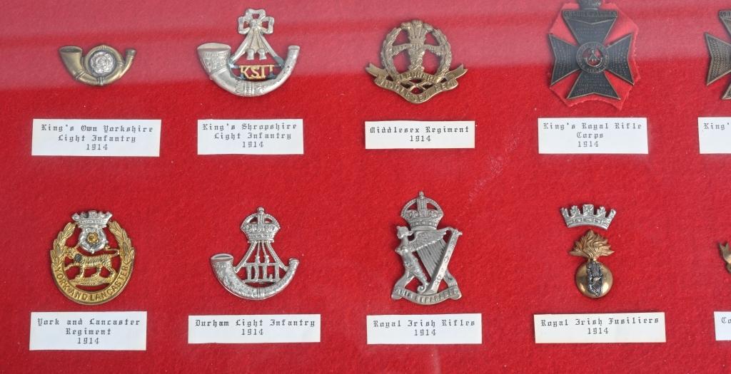 WW1 BRITISH CAP OR HAT BADGE LOT OF 32 WWI