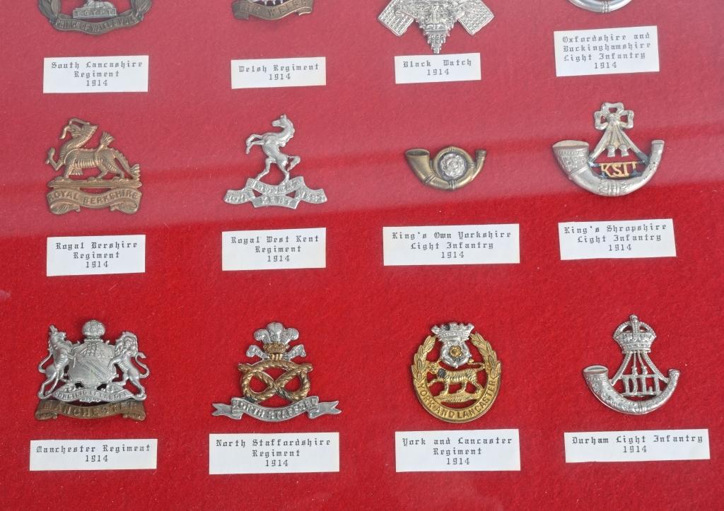 WW1 BRITISH CAP OR HAT BADGE LOT OF 32 WWI