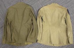 2 WWI US ARMY UNIFORM JACKETS AVIATION + INFANTRY