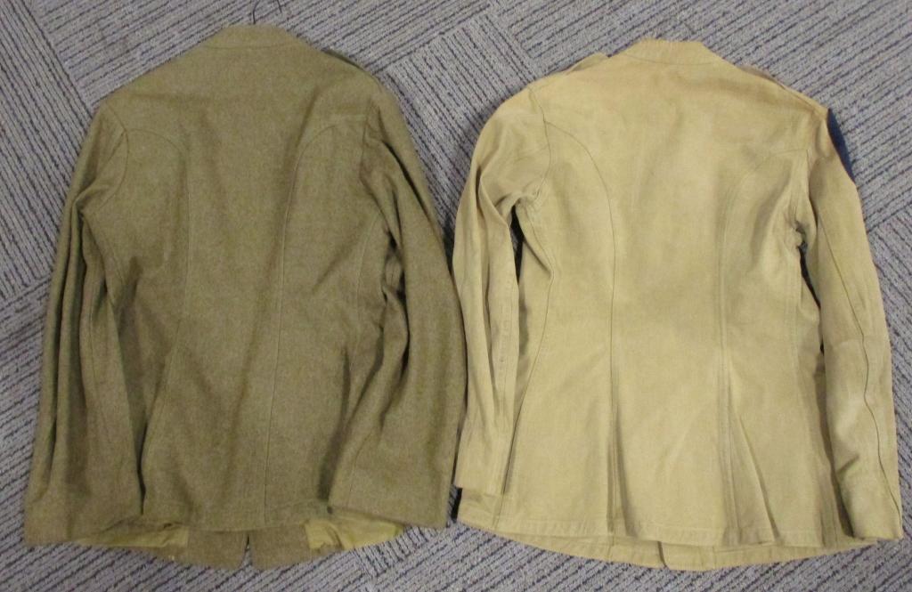 2 WWI US ARMY UNIFORM JACKETS AVIATION + INFANTRY