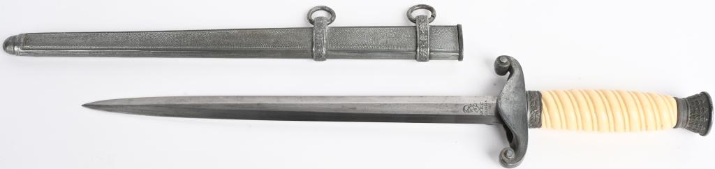 WWII NAZI GERMAN ARMY OFFICER DAGGER WKC WW2