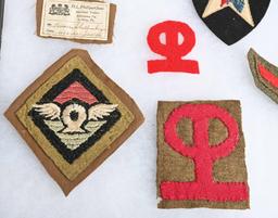 WWI US ARMY SHOULDER SLEEVE INSIGNIA PATCH LOT WW1