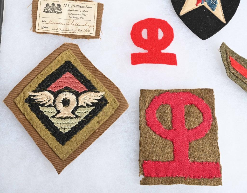 WWI US ARMY SHOULDER SLEEVE INSIGNIA PATCH LOT WW1