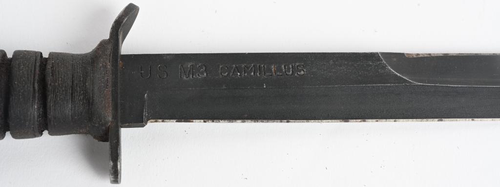 WWII US ARMY BLADE MARKED M3 FIGHTING KNIFE WW2