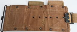 WWI US ARMY LONG 1918 BAR AMMO BELT 1918 DATED WW1