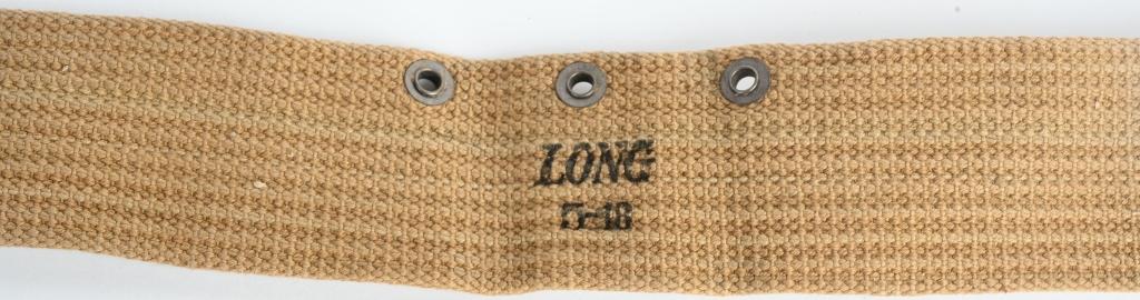 WWI US ARMY LONG 1918 BAR AMMO BELT 1918 DATED WW1