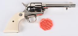 BOXED CUSTOM SHOP COLT NICKEL SAA REVOLVER