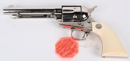 BOXED CUSTOM SHOP COLT NICKEL SAA REVOLVER