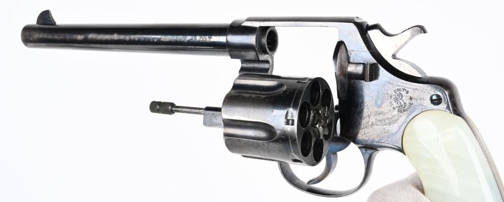 FINE EARLY LONG BARREL COLT NEW SERVICE .45-1908