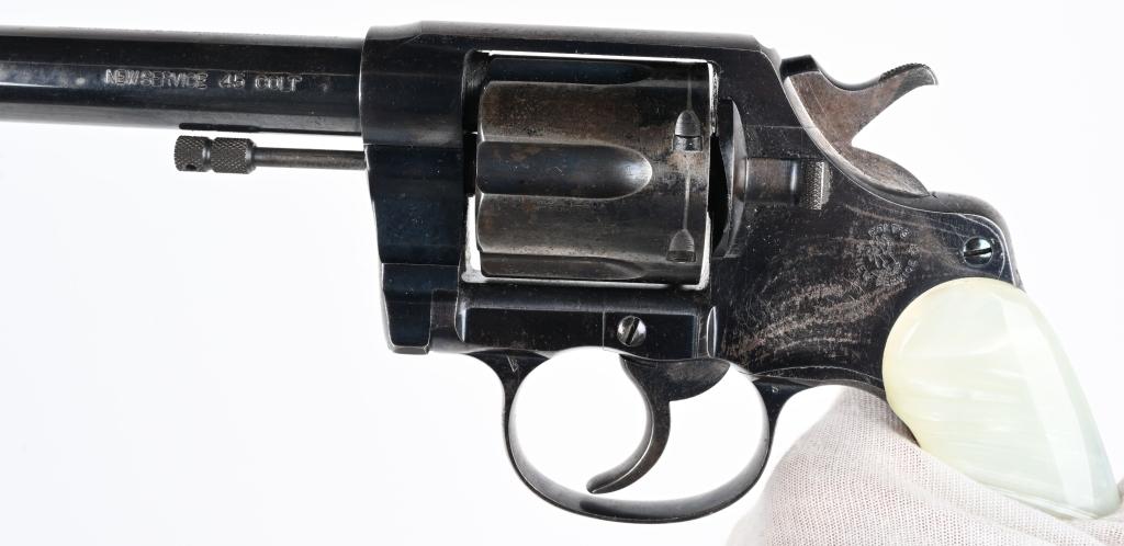FINE EARLY LONG BARREL COLT NEW SERVICE .45-1908