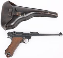 WW1 DWM 1917 ARTILLARY LUGER WITH HOLSTER