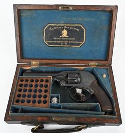 RARE CASED ENGLISH KYNOCK DOUBLE ACTION REVOLVER