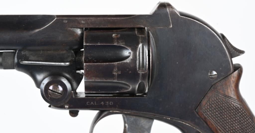 RARE CASED ENGLISH KYNOCK DOUBLE ACTION REVOLVER