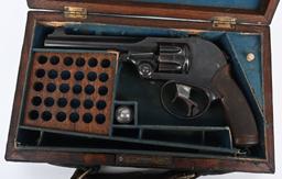 RARE CASED ENGLISH KYNOCK DOUBLE ACTION REVOLVER