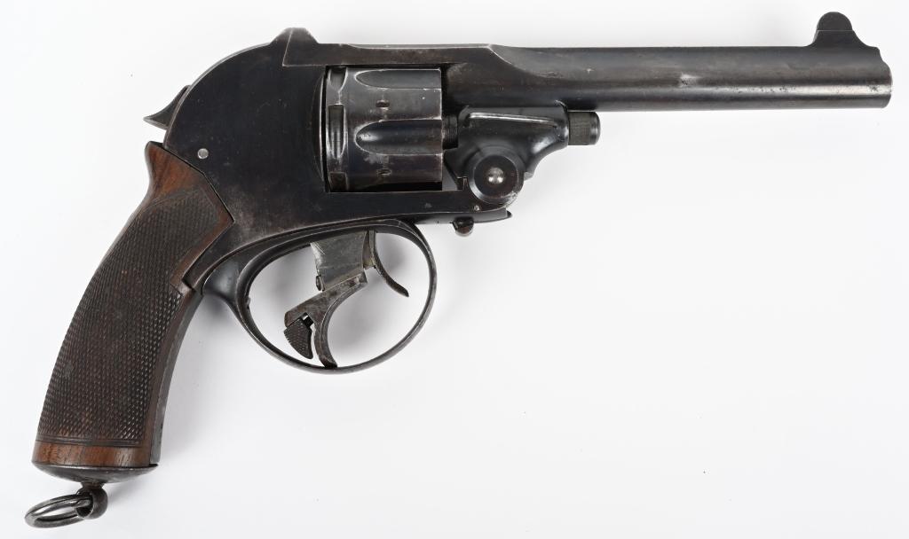 RARE CASED ENGLISH KYNOCK DOUBLE ACTION REVOLVER