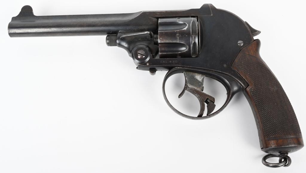 RARE CASED ENGLISH KYNOCK DOUBLE ACTION REVOLVER