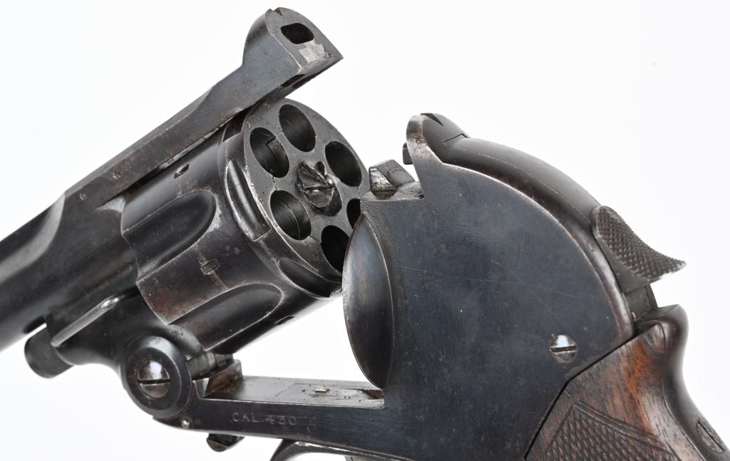 RARE CASED ENGLISH KYNOCK DOUBLE ACTION REVOLVER
