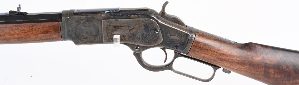 FINE ENGRAVED WINCHESTER 1873 RIFLE MFG.1889