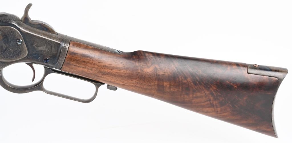 FINE ENGRAVED WINCHESTER 1873 RIFLE MFG.1889