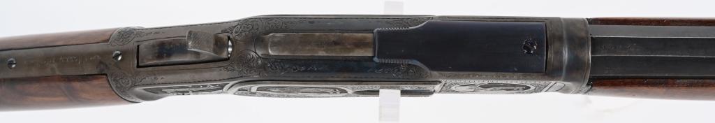 FINE ENGRAVED WINCHESTER 1873 RIFLE MFG.1889