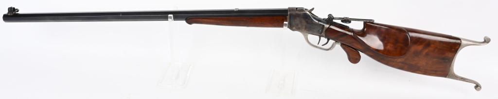 CUSTOM WINCHESTER HI-WALL SCHUETZEN TARGET RIFLE