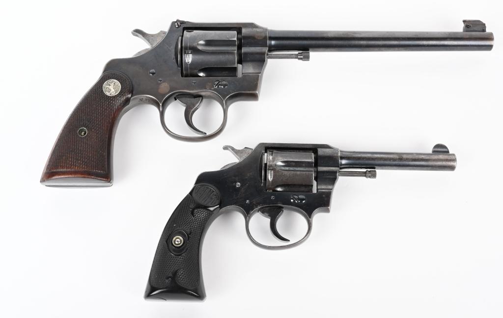 CASED AD & PLINKY TOEPPERWEIN COLT REVOLVERS (2)
