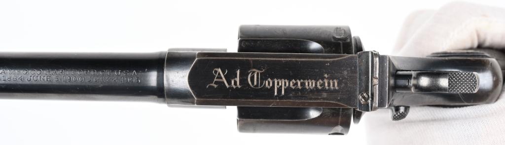 CASED AD & PLINKY TOEPPERWEIN COLT REVOLVERS (2)