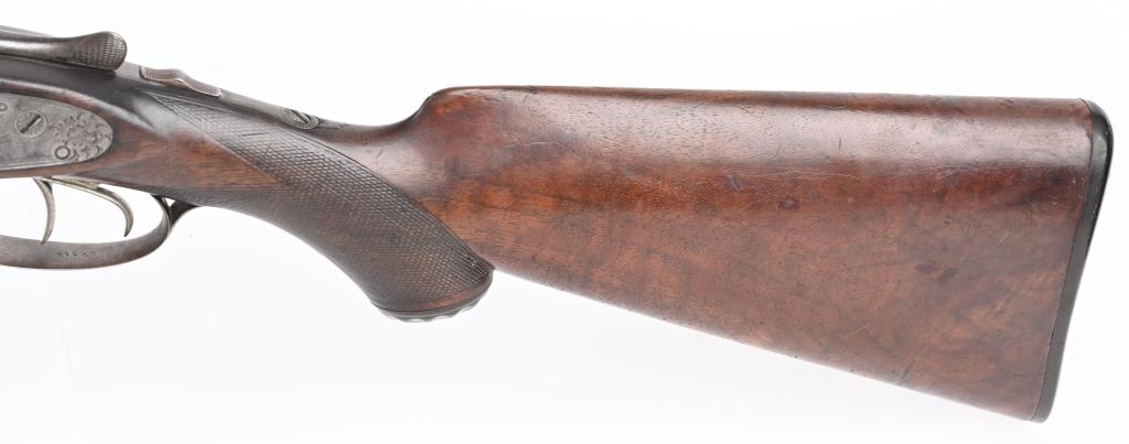 LEFEVER 12 GA DOUBLE BARREL HAMMERLESS SHOTGUN