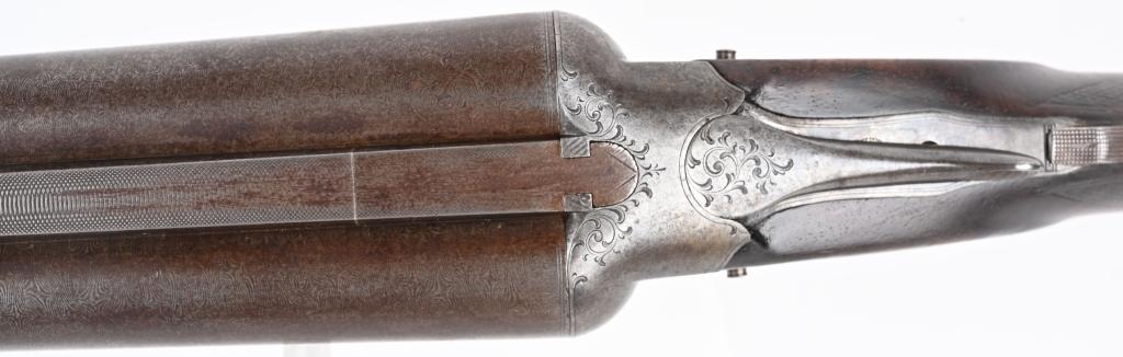 LEFEVER 12 GA DOUBLE BARREL HAMMERLESS SHOTGUN