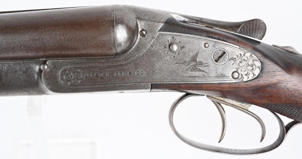 LEFEVER 12 GA DOUBLE BARREL HAMMERLESS SHOTGUN