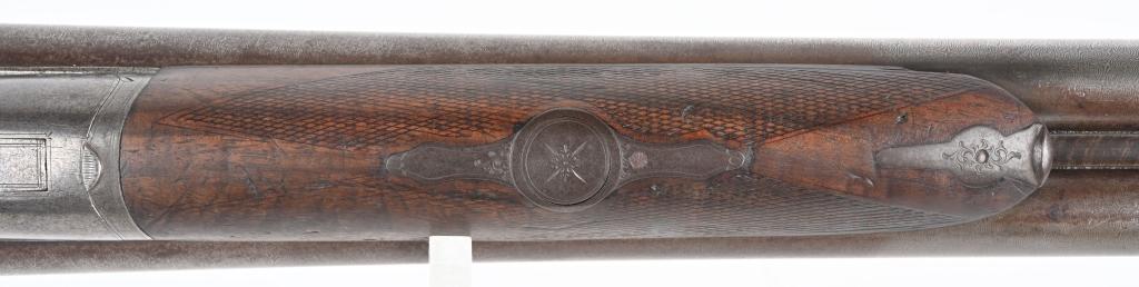 LEFEVER 12 GA DOUBLE BARREL HAMMERLESS SHOTGUN