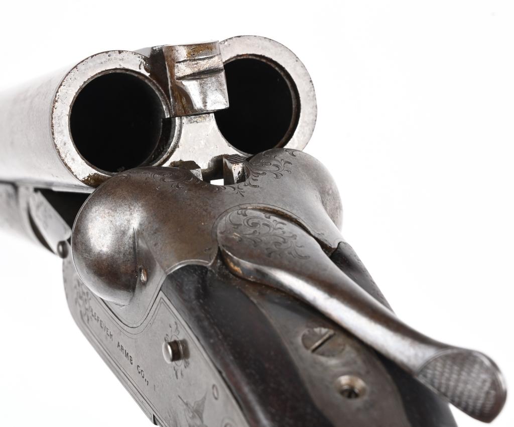 LEFEVER 12 GA DOUBLE BARREL HAMMERLESS SHOTGUN