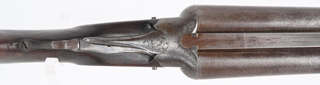 LEFEVER 12 GA DOUBLE BARREL HAMMERLESS SHOTGUN