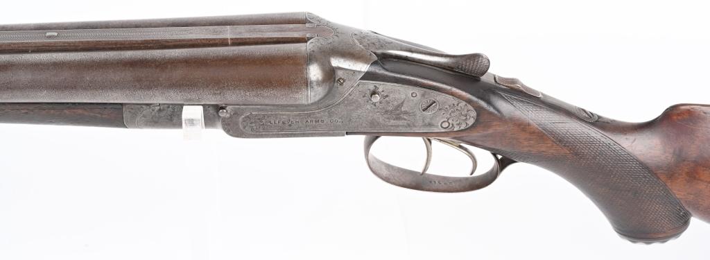 LEFEVER 12 GA DOUBLE BARREL HAMMERLESS SHOTGUN