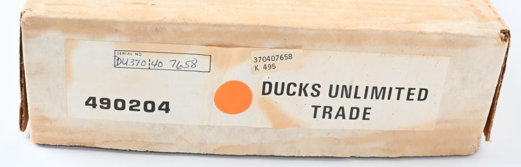 1977 DUCKS UNLIMITED ITHACA MODEL 37 SHOTGUN