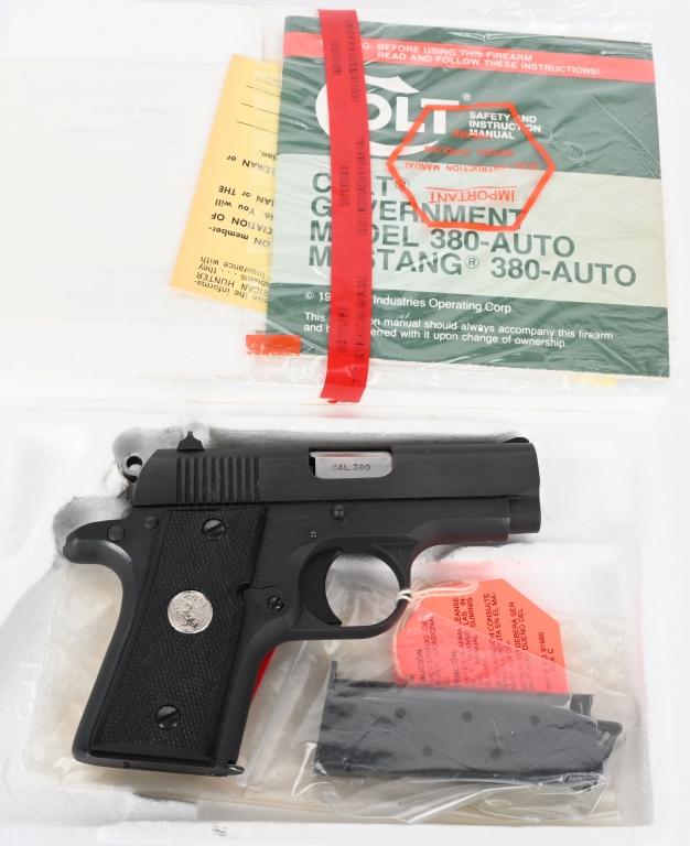 MIB COLT GOV'T MODEL .380 SEMI AUTO PISTOL