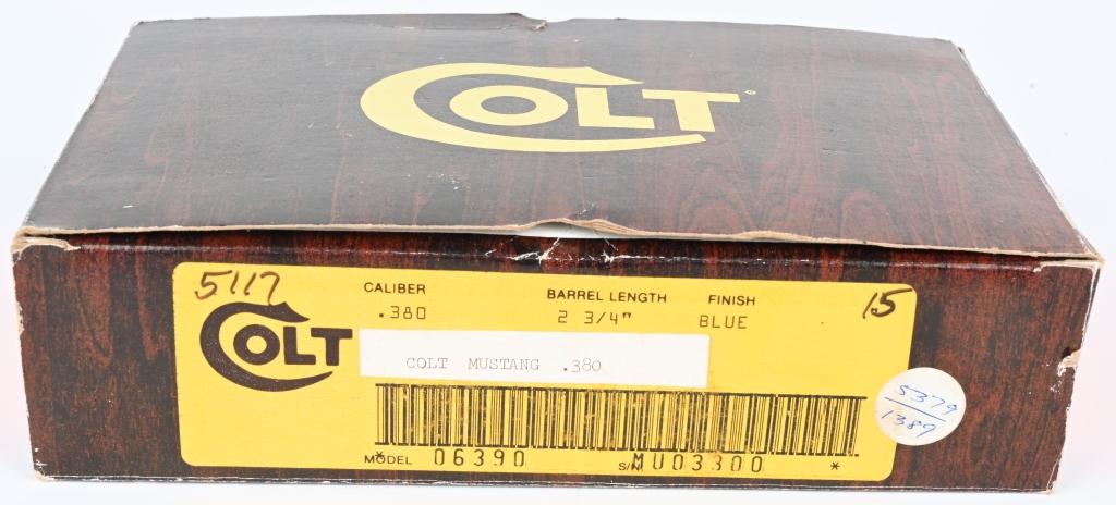 MIB COLT GOV'T MODEL .380 SEMI AUTO PISTOL