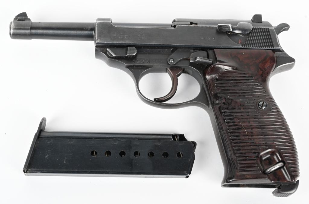 WW2 AC42 CODE WALTHER P-38 PISTOL RIG