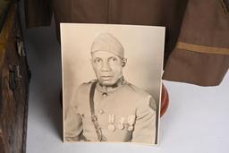 WW1 92TH DIVISION BLACK OFFICER TRUNK GROUP
