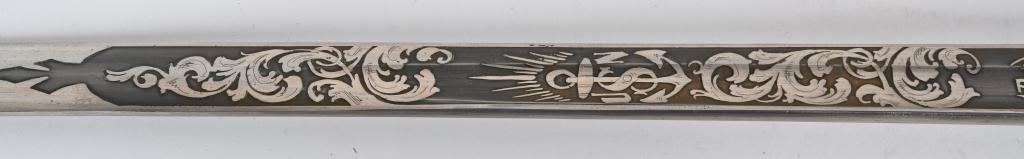 WW1 NAMED USN NAVAL OFFICER SWORD WWI