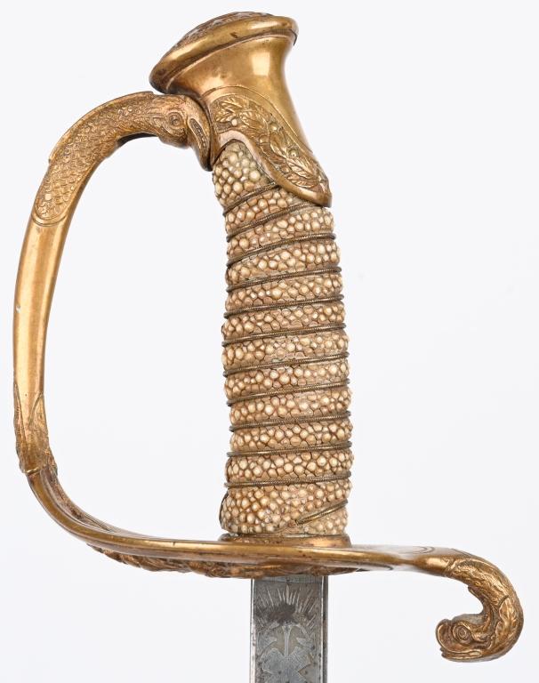 WW1 NAMED USN NAVAL OFFICER SWORD WWI