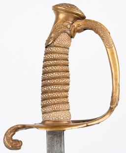 WW1 NAMED USN NAVAL OFFICER SWORD WWI
