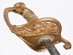 WW1 NAMED USN NAVAL OFFICER SWORD WWI