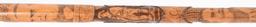 EXQUISITE SPANISH AMERICAN WAR CARVED WALKING CANE