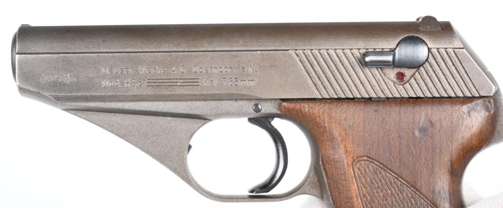 IMMEDIATE POST WAR MAUSER HSC PISTOL WITH HOLSTER